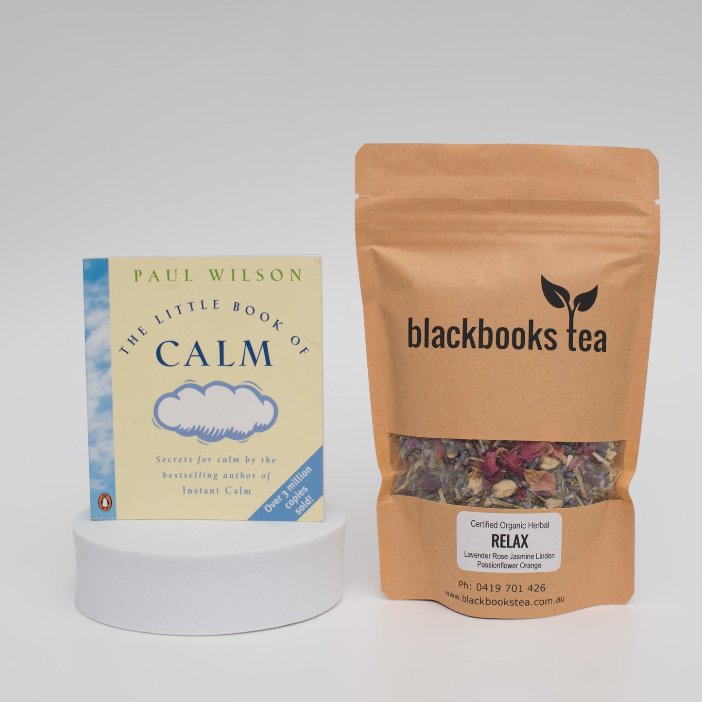 Combo - The Little Book of Calm plus Relax Tea