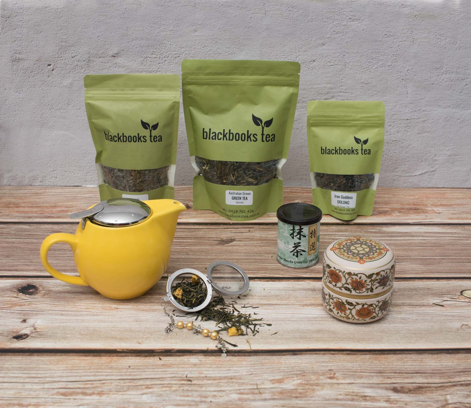 All Green, White, Oolong Loose Leaf Teas