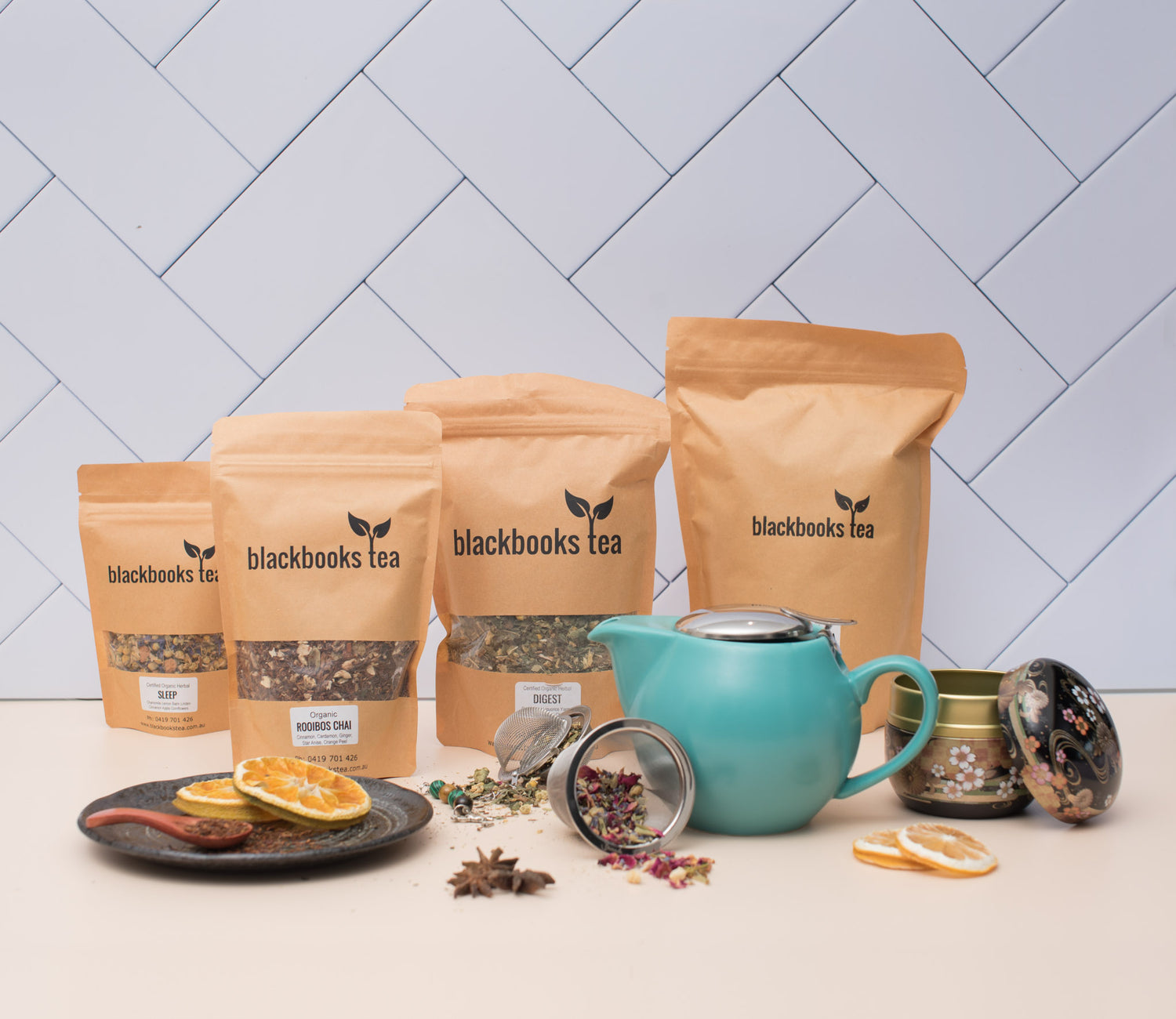 All Organic Herbal, Rooibos, Fruity Infusions - Plain & Mixed Loose Leaf