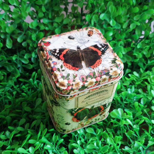 Butterfly Tea Tin