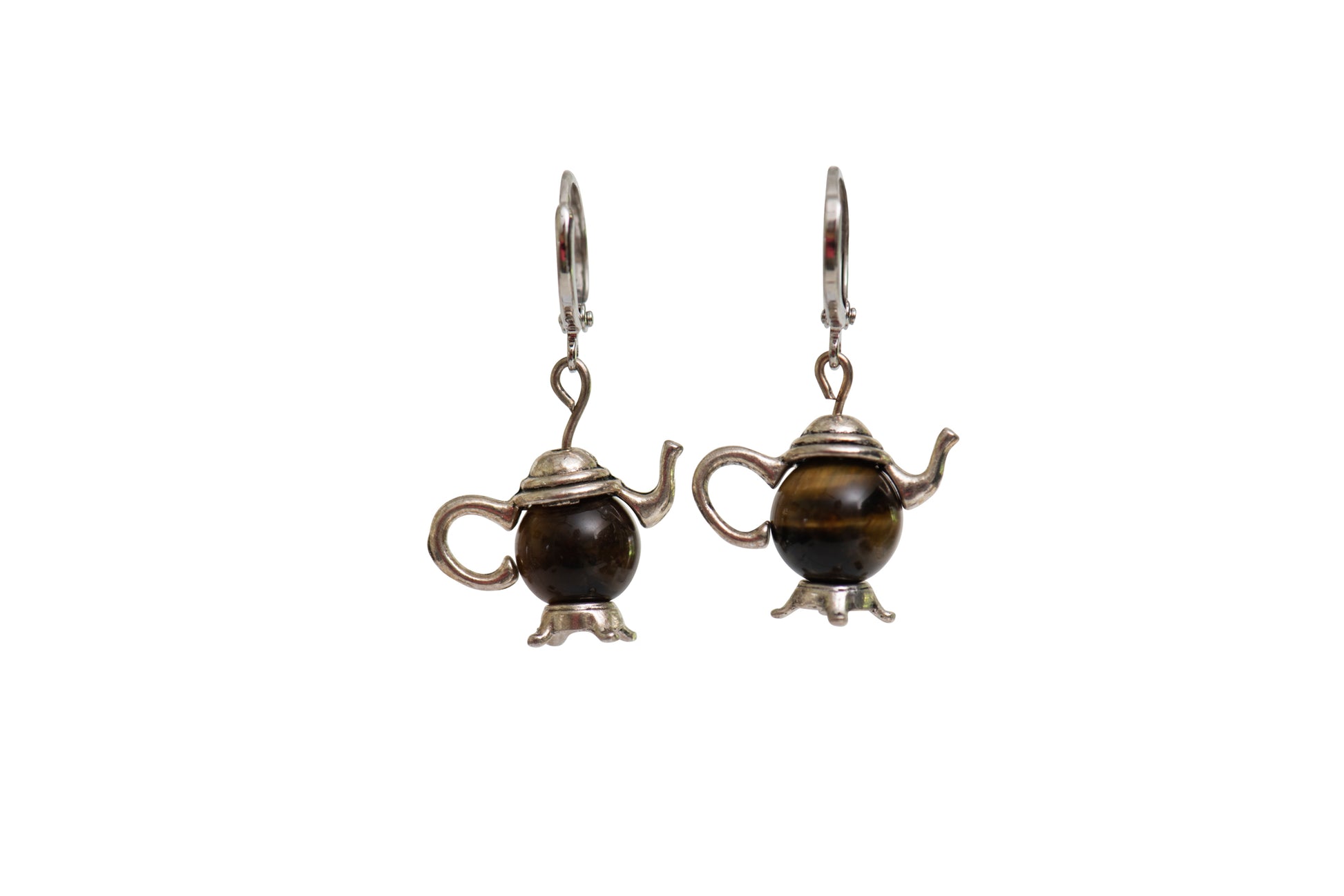 Tiny teapot earrings