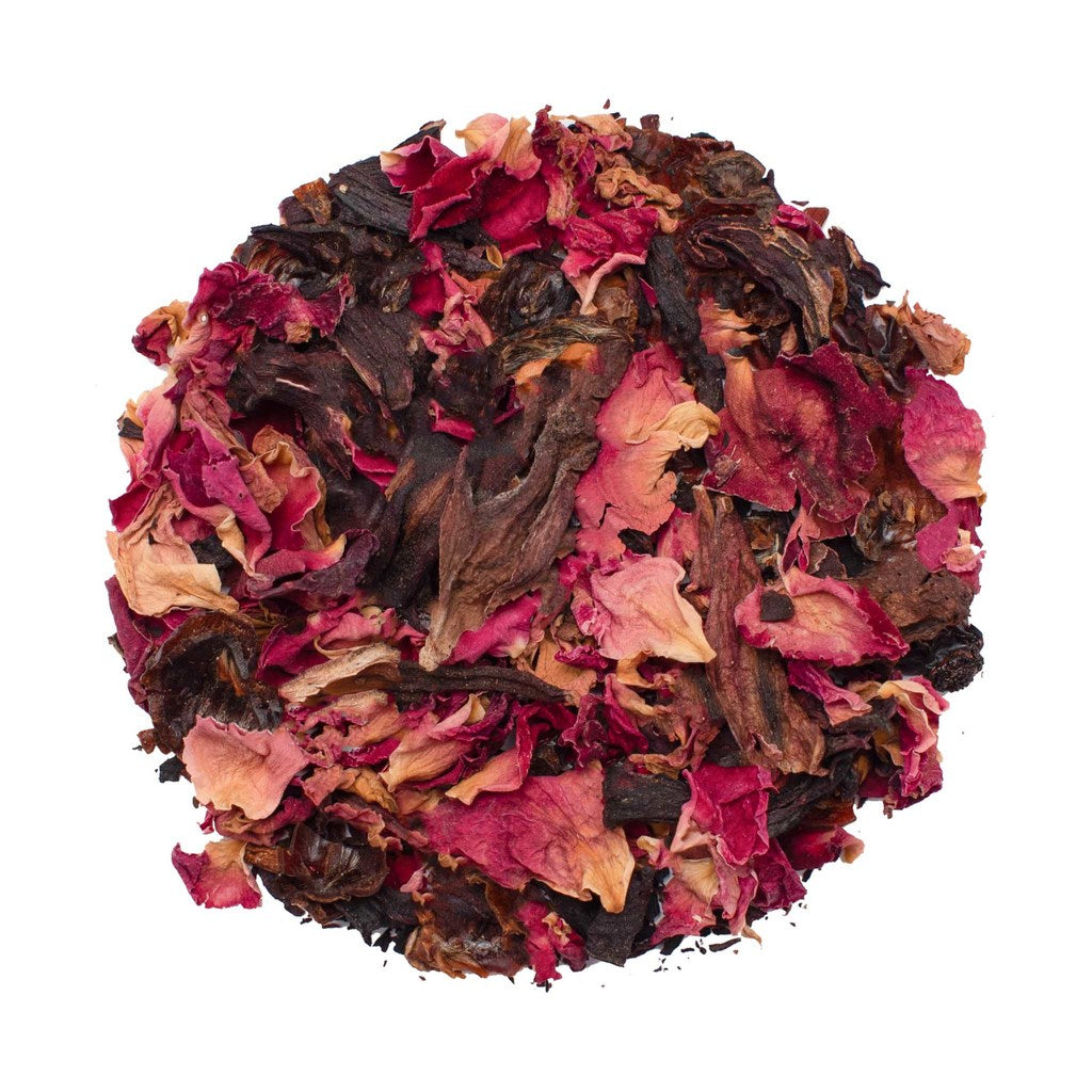 Triple RRR Rosella Hibiscus, Rosehip and Rose Petals loos leaf herbal tea